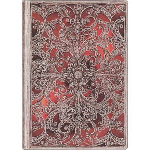 Paperblanks Libreta  flexi midi Filigrana granate