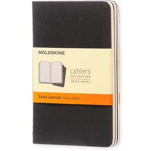 Moleskine Pack 3 Libretas  L Negro Raya