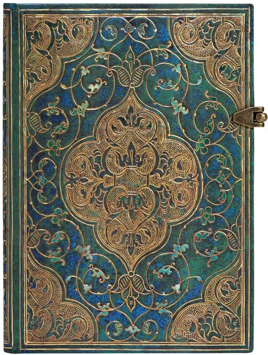 Paperblanks Libreta  midi raya Crónicas Turquesas