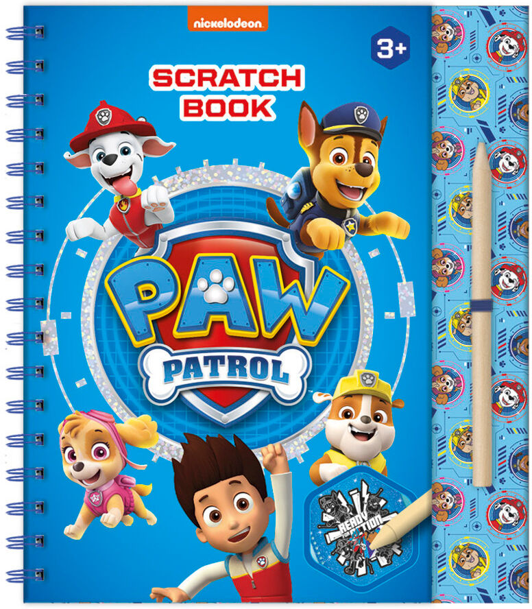 Totum Libro Lámina para Rascar Paw Patrol