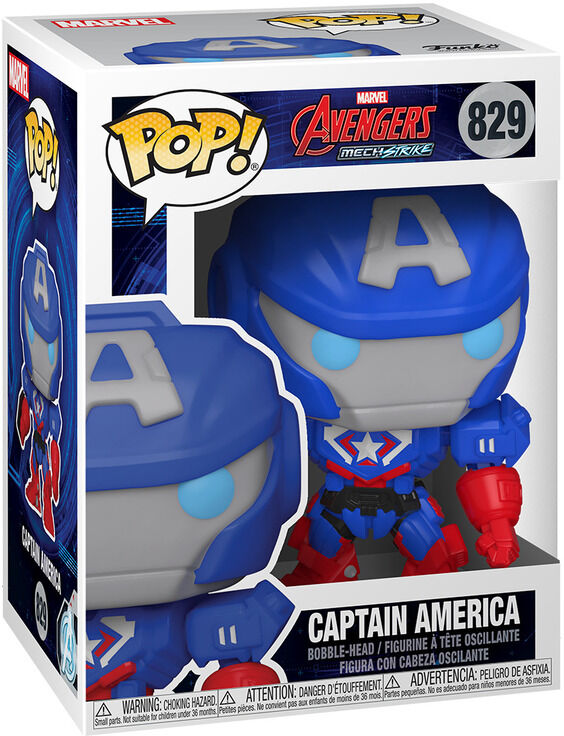 Funko POP! Marvel Mech Capitán América