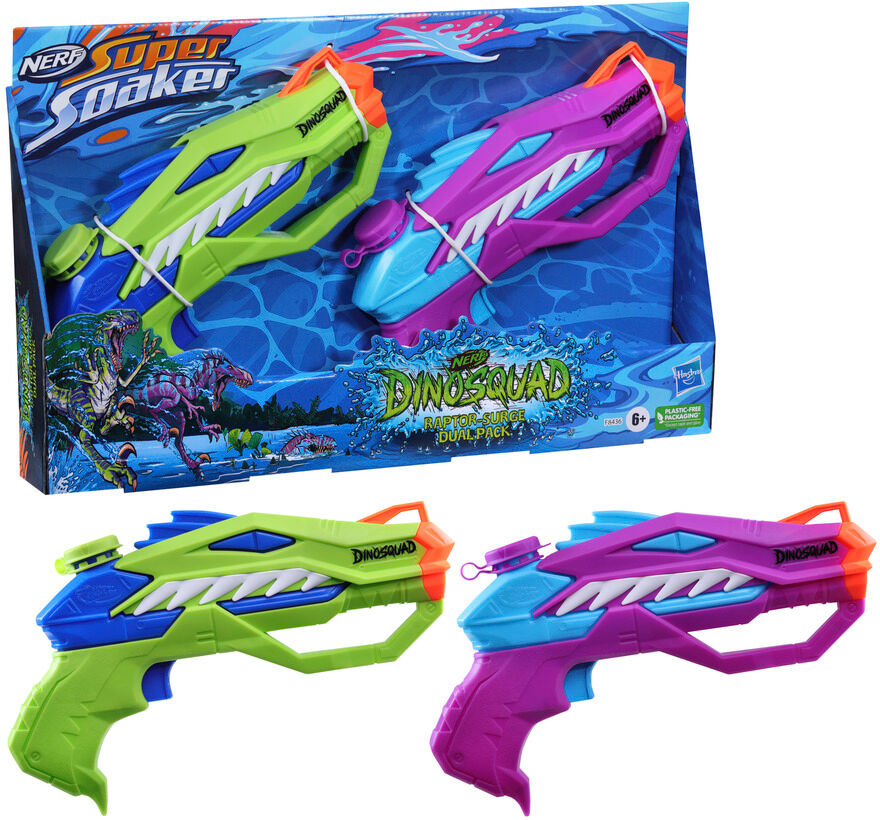 Hasbro Nerf Super Soaker Raptor Surge Pack 2