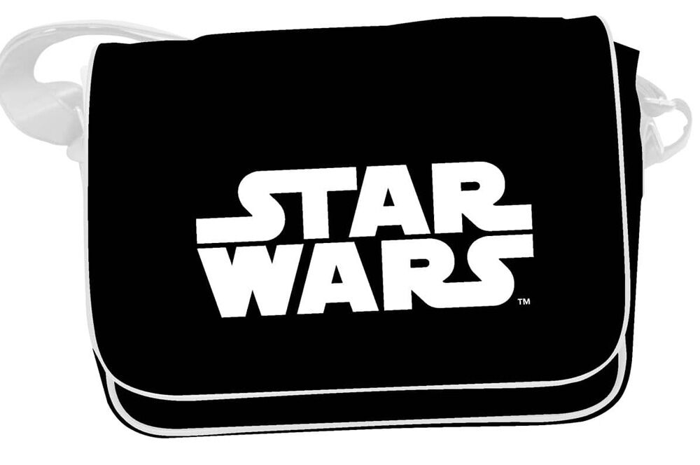 SD Toys Logo Sw Bolso Blanco Y Negro Bandolera