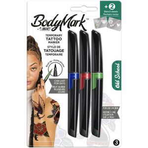 Bic Marcadores  Tattoo Bodymark Old school