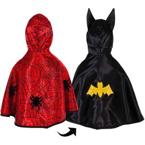 Great Pretenders Capa Reversible Batman/Spiderman 2-3 Años