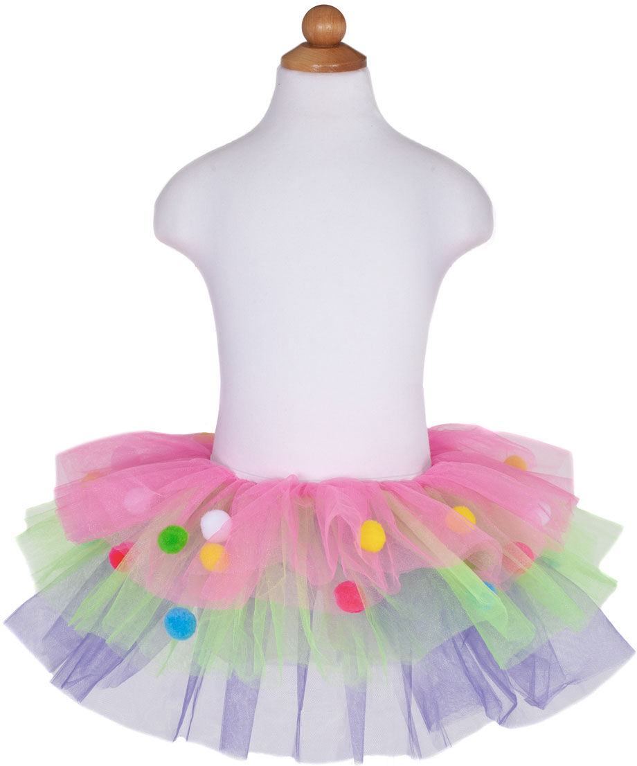 Great Pretenders Falda TuTu multicolor pompones Great Pretenders