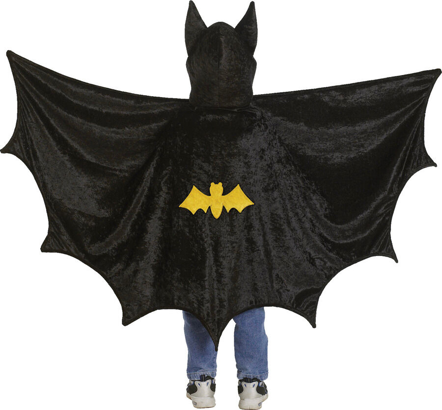 Great Pretenders Capa Terciopelo negro Batman De 4 a 6 años