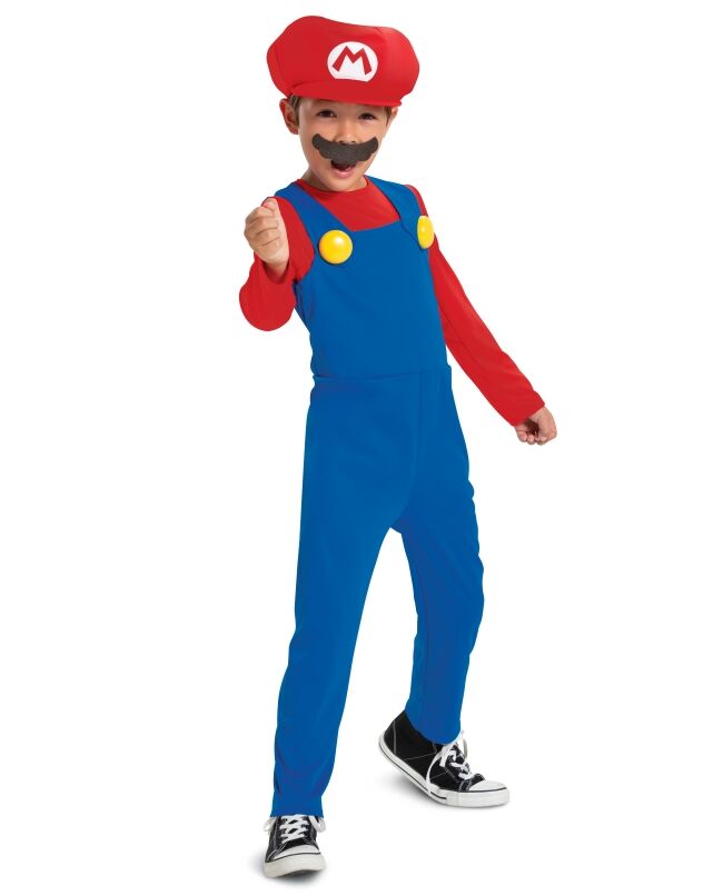 Liragram Disfraz Super Mario 4-6 Años