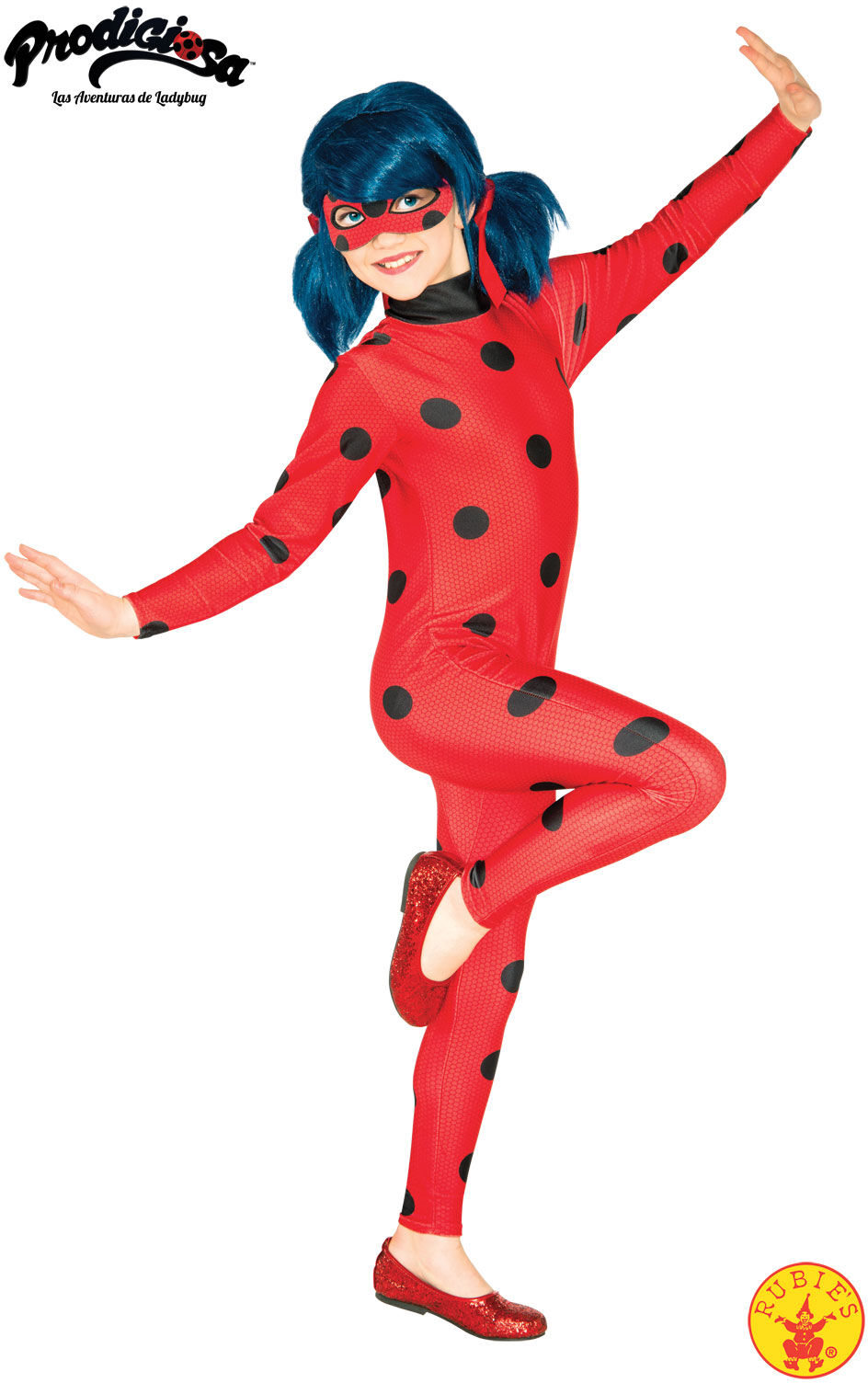 Rubie's Disfraz  Ladybug Classic De 7 a 8 años