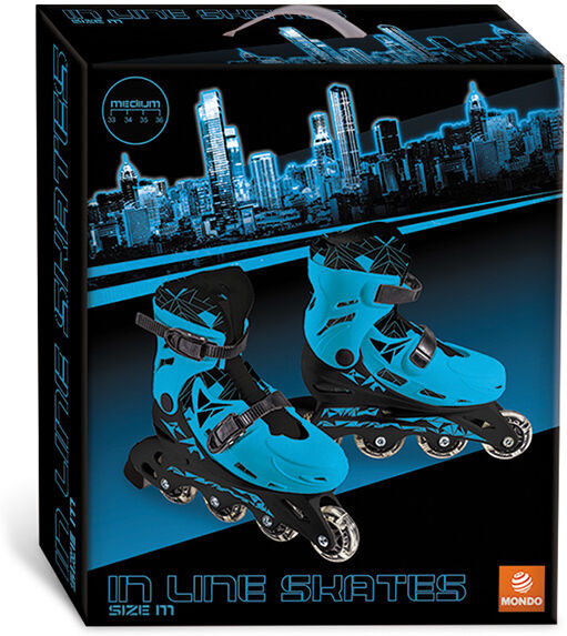 Mondo Patines En Linea  Spa Azules T/33-36