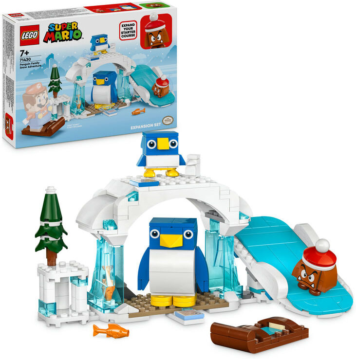 LEGO® Super Mario Set de Expansión: Aventura en la nieve de la familia Pingüi 71430