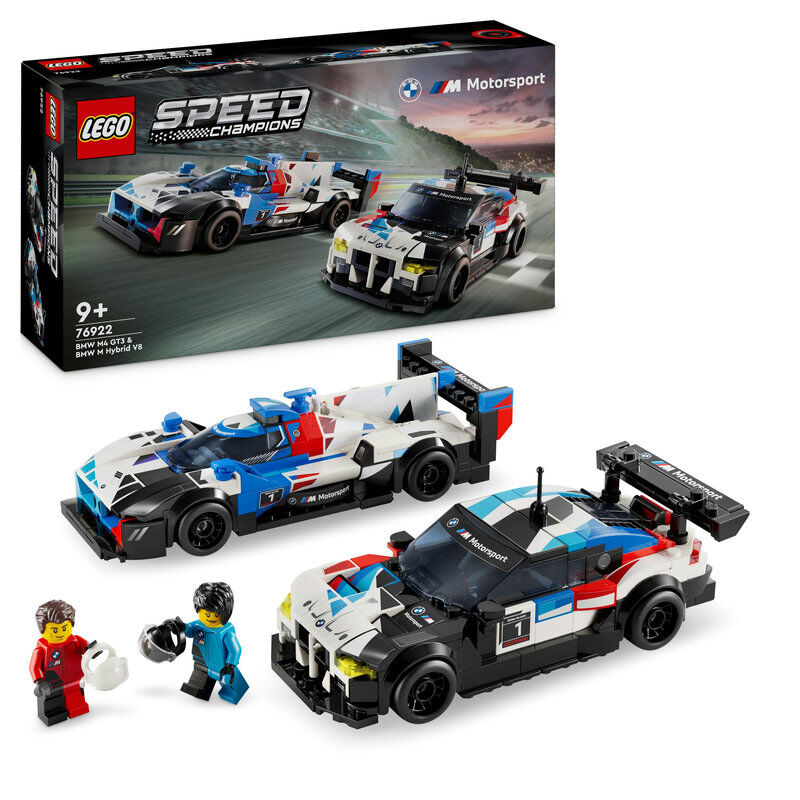 LEGO® Speed Champions Coches de Carreras BMW M4 GT3 y BMW M Hybrid V8 76922