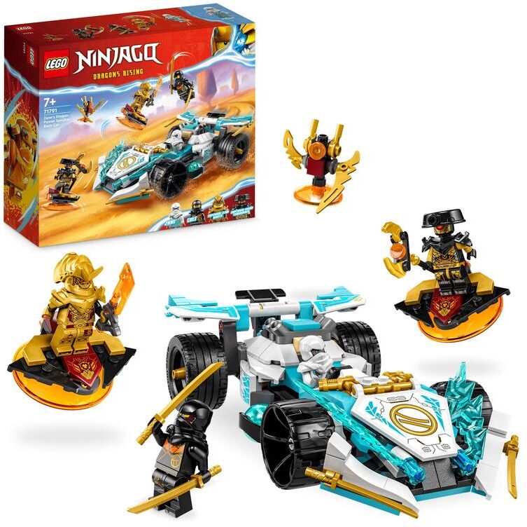 LEGO® NINJAGO Coche de Carreras del Dragón de Zane Power Spinjitzu 71791