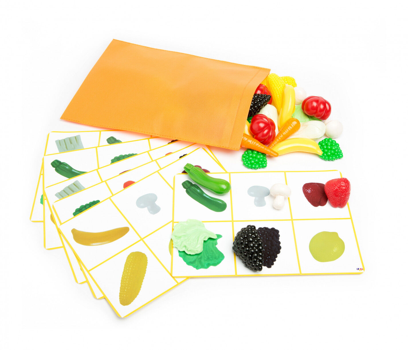 Lap Juego sensorial  Frutas y vegetales