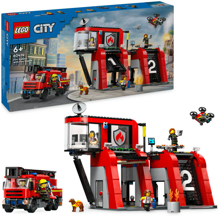 LEGO® City Parque de Bomberos con Camión 60414