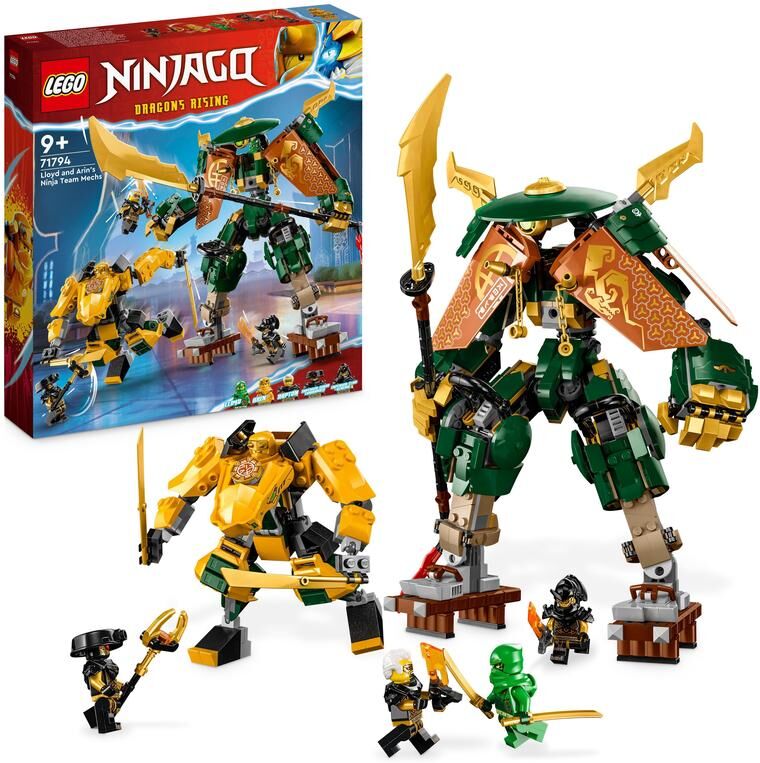 LEGO® NINJAGO Mechs del Equipo Ninja de Lloyd y Arin 71794