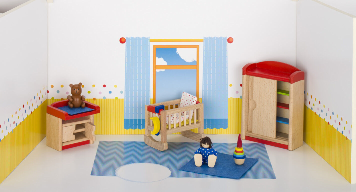 Goki Casa de muñecas  Muebles de habitación infantil