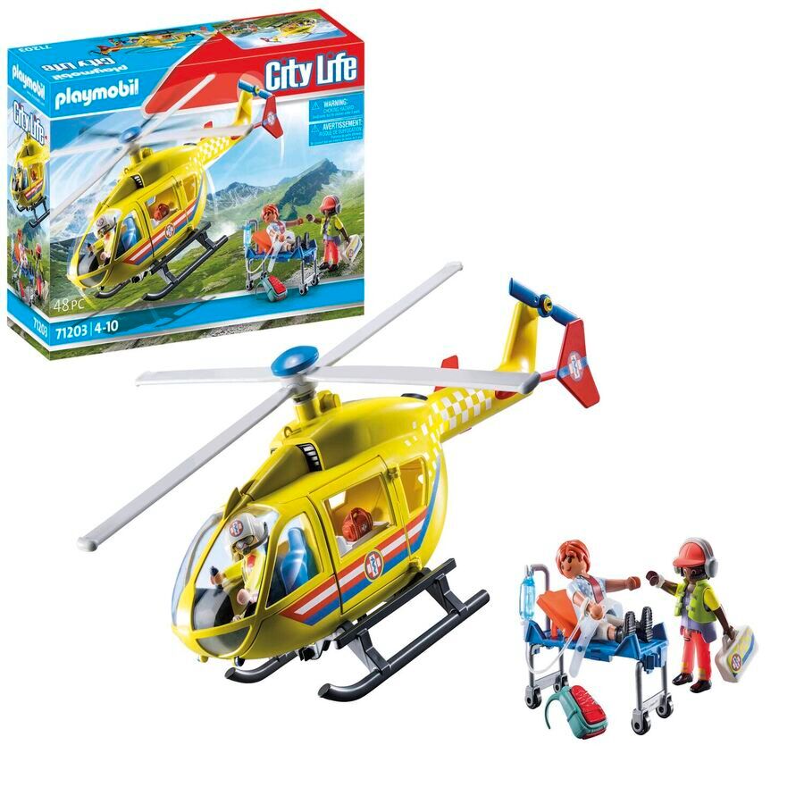 Playmobil City Helicóptero de rescate 71203