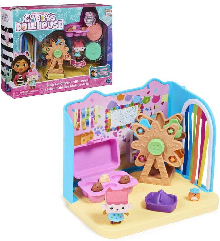 Spin Master Gabby Doll House habitación deluxe manualidades