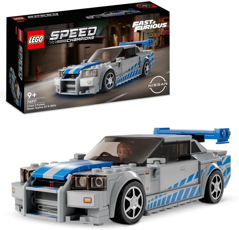 LEGO® Speed Champions Nissan Skyline GT-R (R34) de 2 Fast 2 Furious 76917