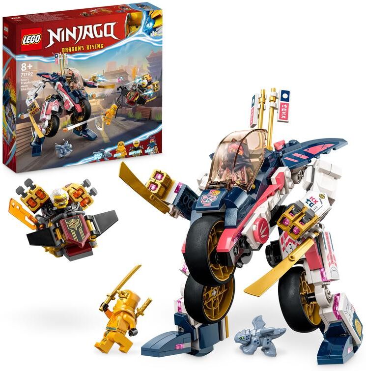 LEGO® NINJAGO Moto de Carreras Mecánica Transformer de Sora 71792