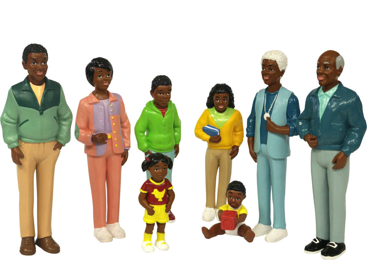 Miniland Figuras Amigos del mundo Familia africana
