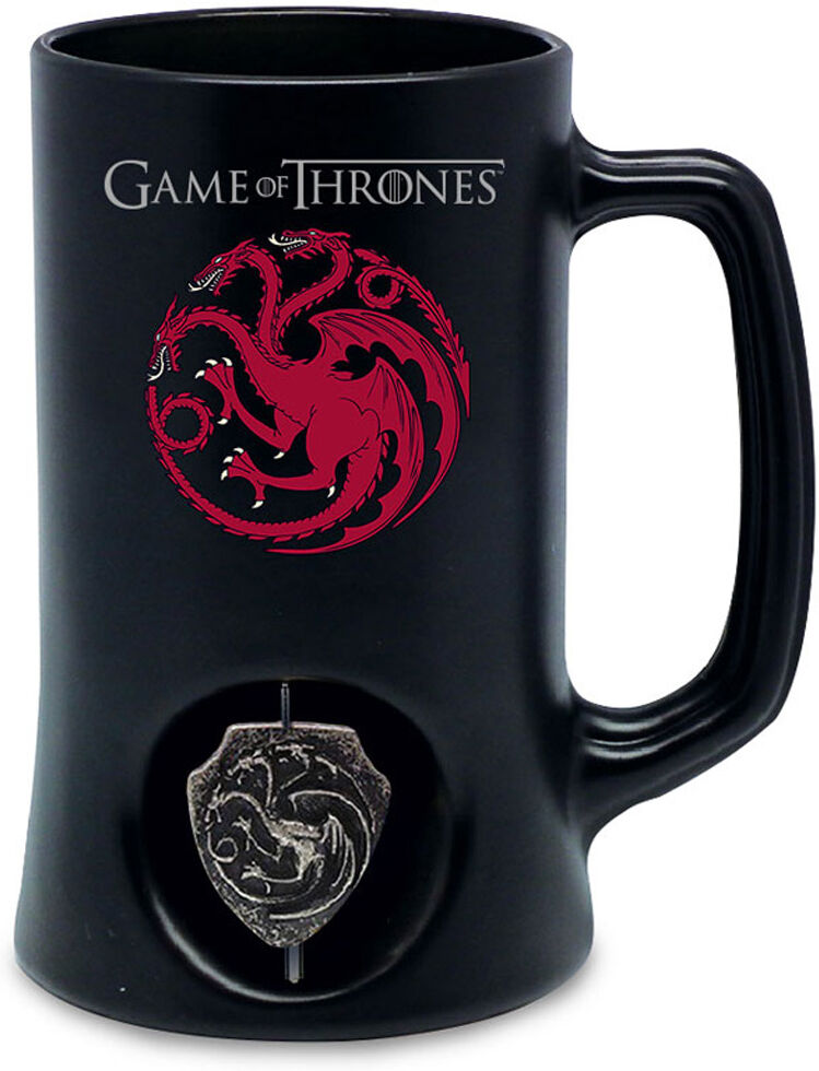 SD Toys Targaryen Logo Jarra Negra 3D Got