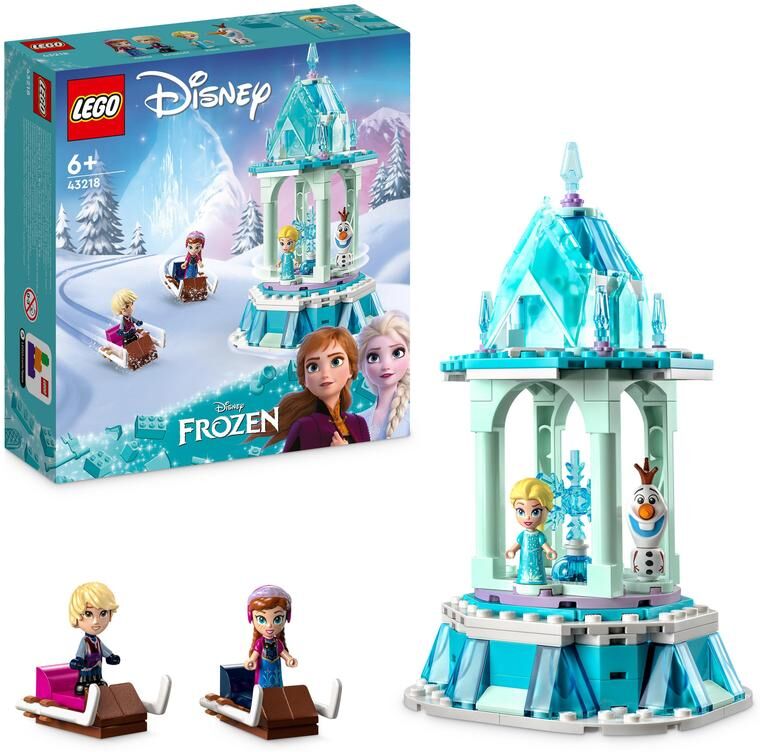 LEGO® Disney Frozen Tiovivo Mágico de Anna y Elsa 43218