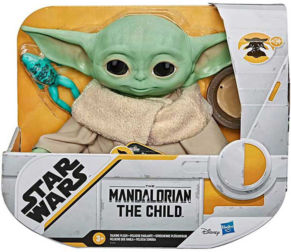 Hasbro Peluche parlante Star Wars Mandalorian Baby Yoda - 19 cm