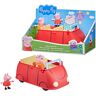 Hasbro Peppa Pig Coche rojo familia