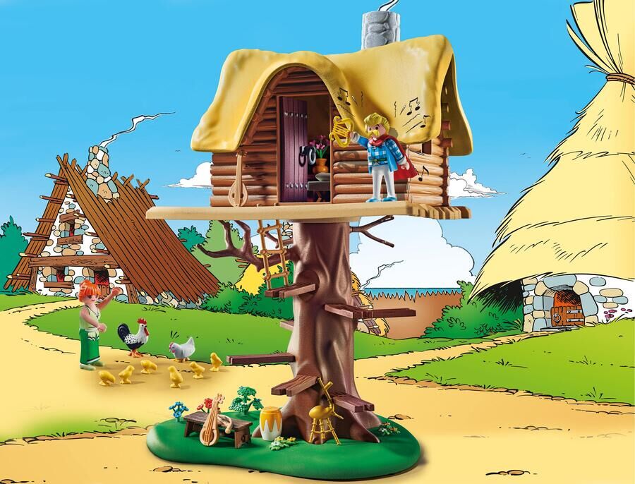 Playmobil Astérix Asurancetúrix con casa del árbol 71016