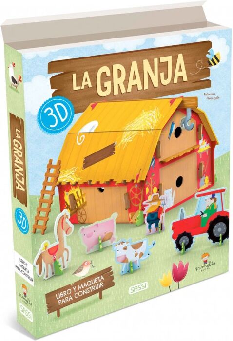 Manolito Books Puzle y Libro La Granja 3D