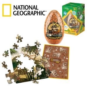 NATIONAL GEOGRAPHIC Puzle 63 piezas Huevo  - Triceraptors -Pterosaur ( modelo surtido)