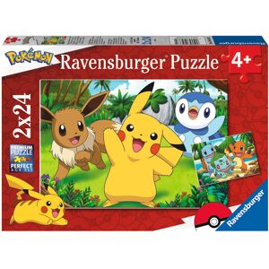 Ravensburger Puzle 2x24 piezas Pokémon Pikachu Amigos