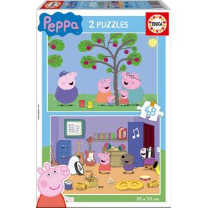 Educa Borras Puzle 2x48 piezas Peppa Pig