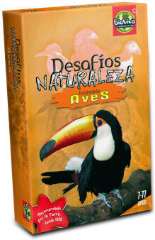 Bioviva Juego de cartas  Desafíos Naturaleza Pájaros