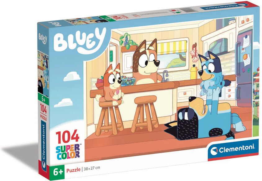 Clementoni Puzle 104 piezas Bluey cocina