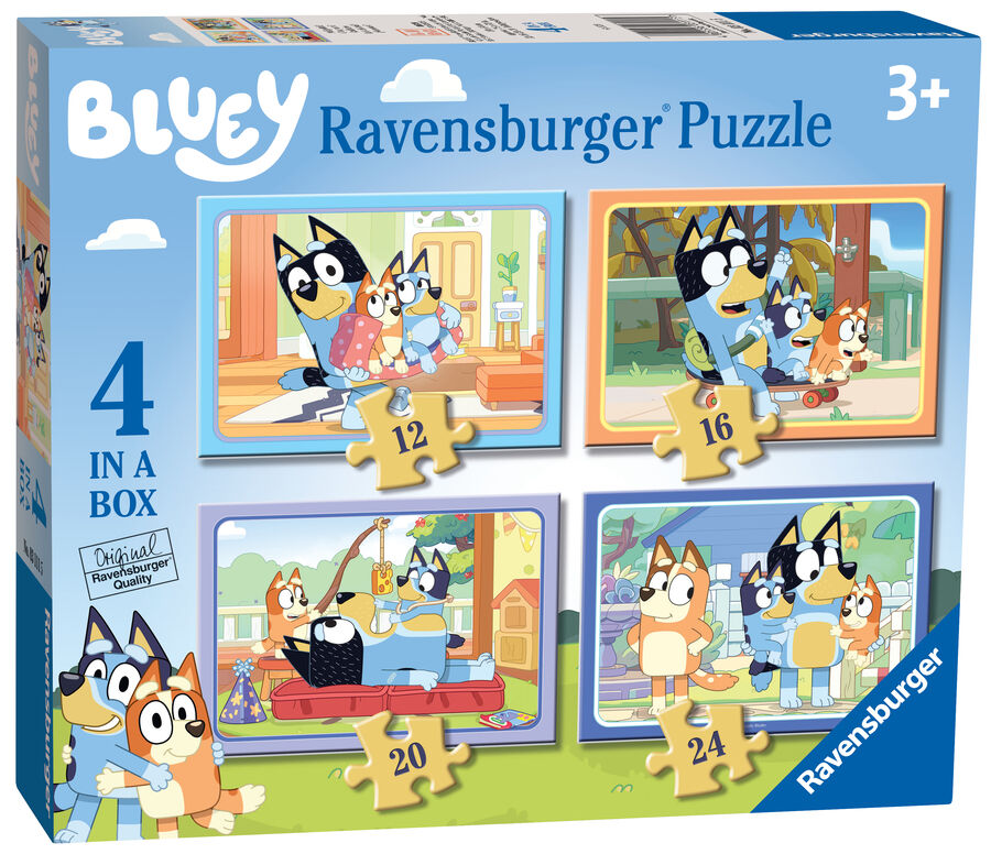 Ravensburger Puzle progresivos 12-16-20-24 Bluey