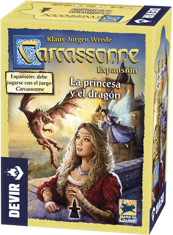 Devir Carcassonne La Princesa y El Dragón