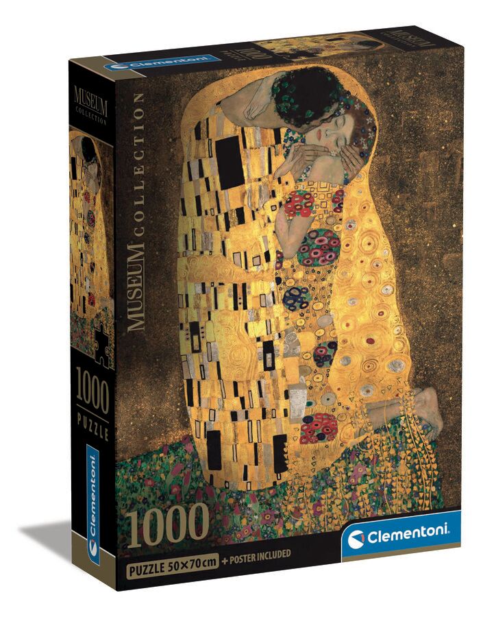Clementoni Puzle 1000 piezas Compackbox Klimt El Beso