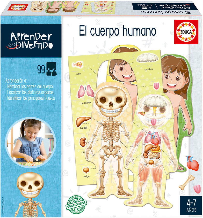 Educa Borras Aprender Es Divertido El Cuerpo Humano