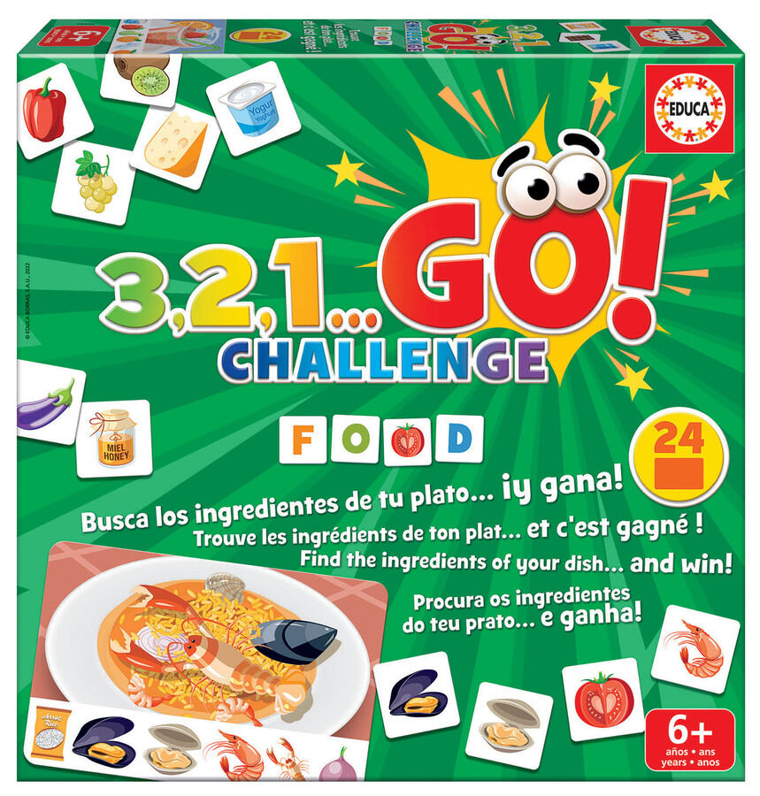 Educa Borras 3,2,1 Go Challenge - Food