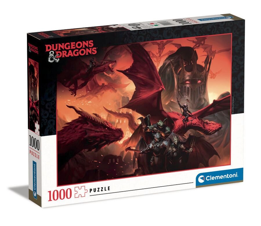 Clementoni Puzle 1000 piezas Dragones y Mazmorras