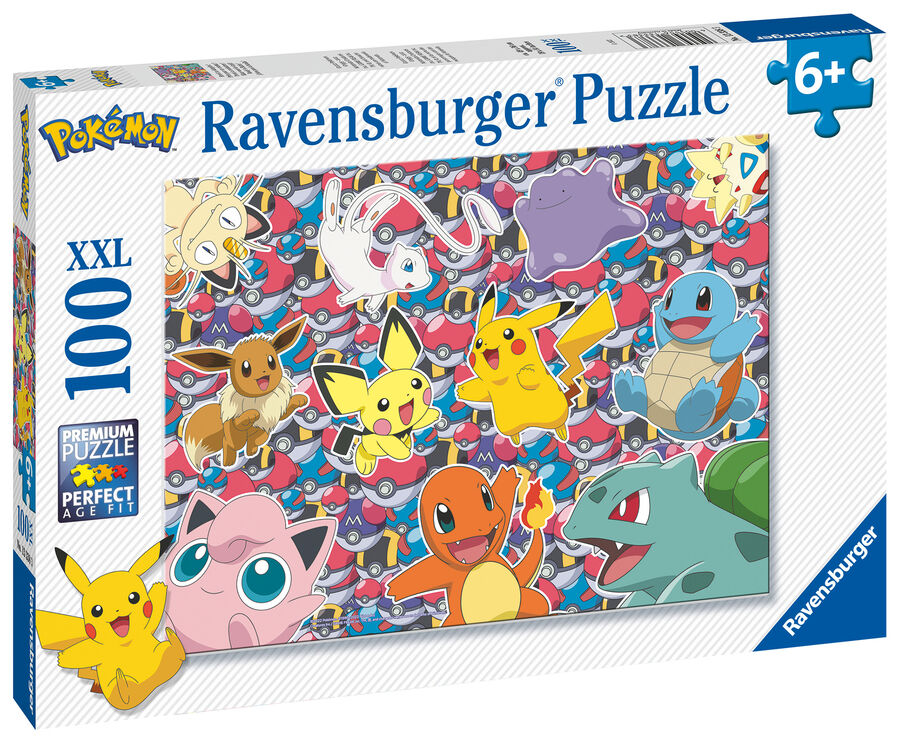 Ravensburger Puzle 100 piezas XXL Pokémon