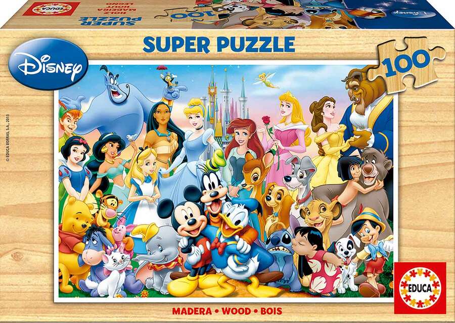 Educa Borras Puzle 100 piezas el maravillosa mundo Disney