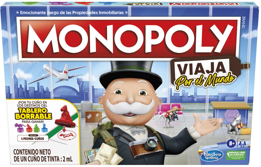 Hasbro Monopoli Viaja por el Mundo