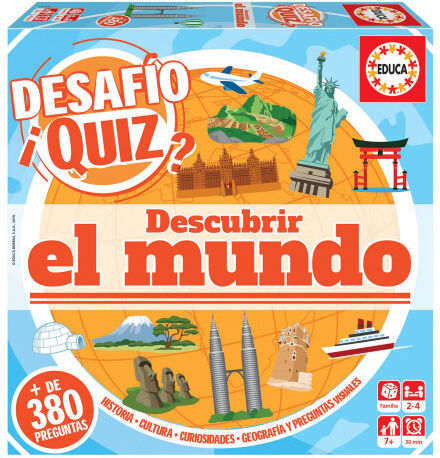 Educa Borras Desafío Quiz Descubrir El mundo Educa