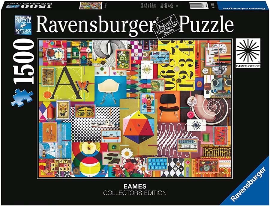 Ravensburger Puzle 1500 piezas Eames Castillo de naipes