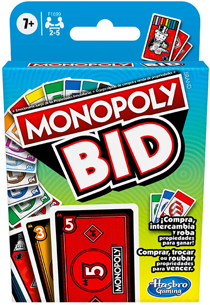 Hasbro Monopoly Cartes Bid