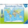 Ravensburger Puzle 200 piezas Mapa del Mundo